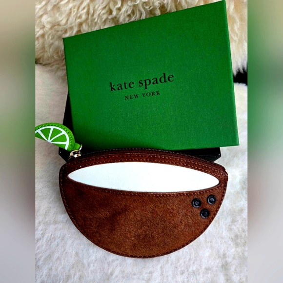 Kate Spade Lime In The  Coconut Coin Pouch - Picture 1 of 5
